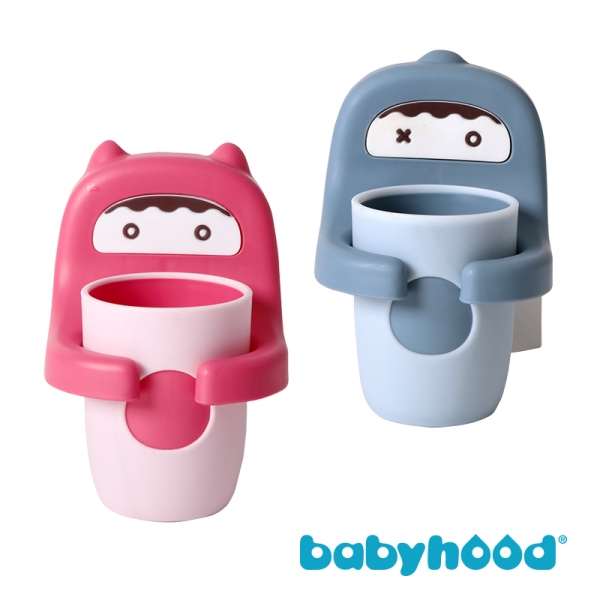 【babyhood】朵朵牙刷杯架(2色可選)