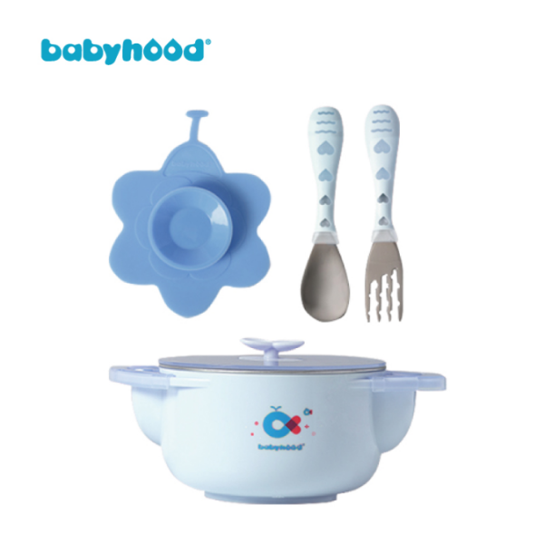 【babyhood】不銹鋼兒童餐具3件組