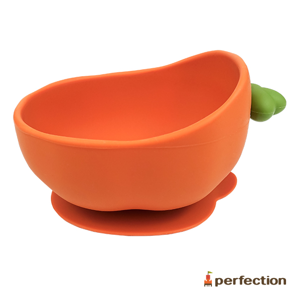 【perfection】胡蘿蔔矽膠吸盤碗