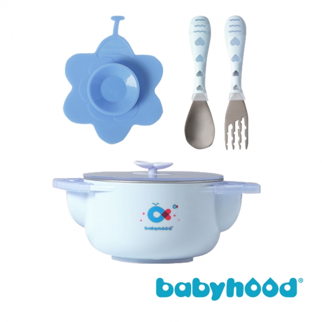【babyhood】不銹鋼兒童餐具3件組